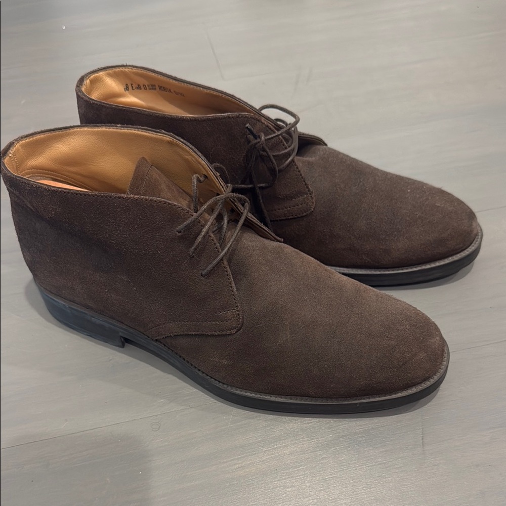Balky Men's Brown Suede Chukka Boots